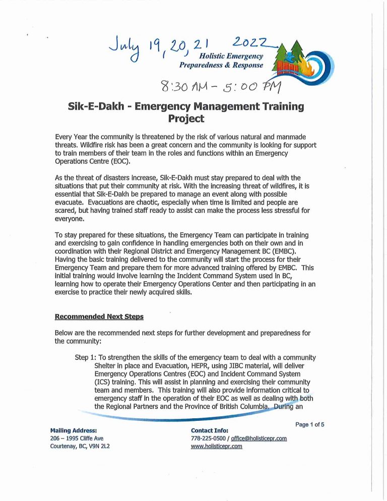 Community News & Opportunities SikEDakh (Glen Vowell Band)